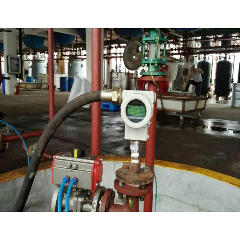 High accuracy explosion proof certificates pressure transmitter with Hart for 2inch pipe