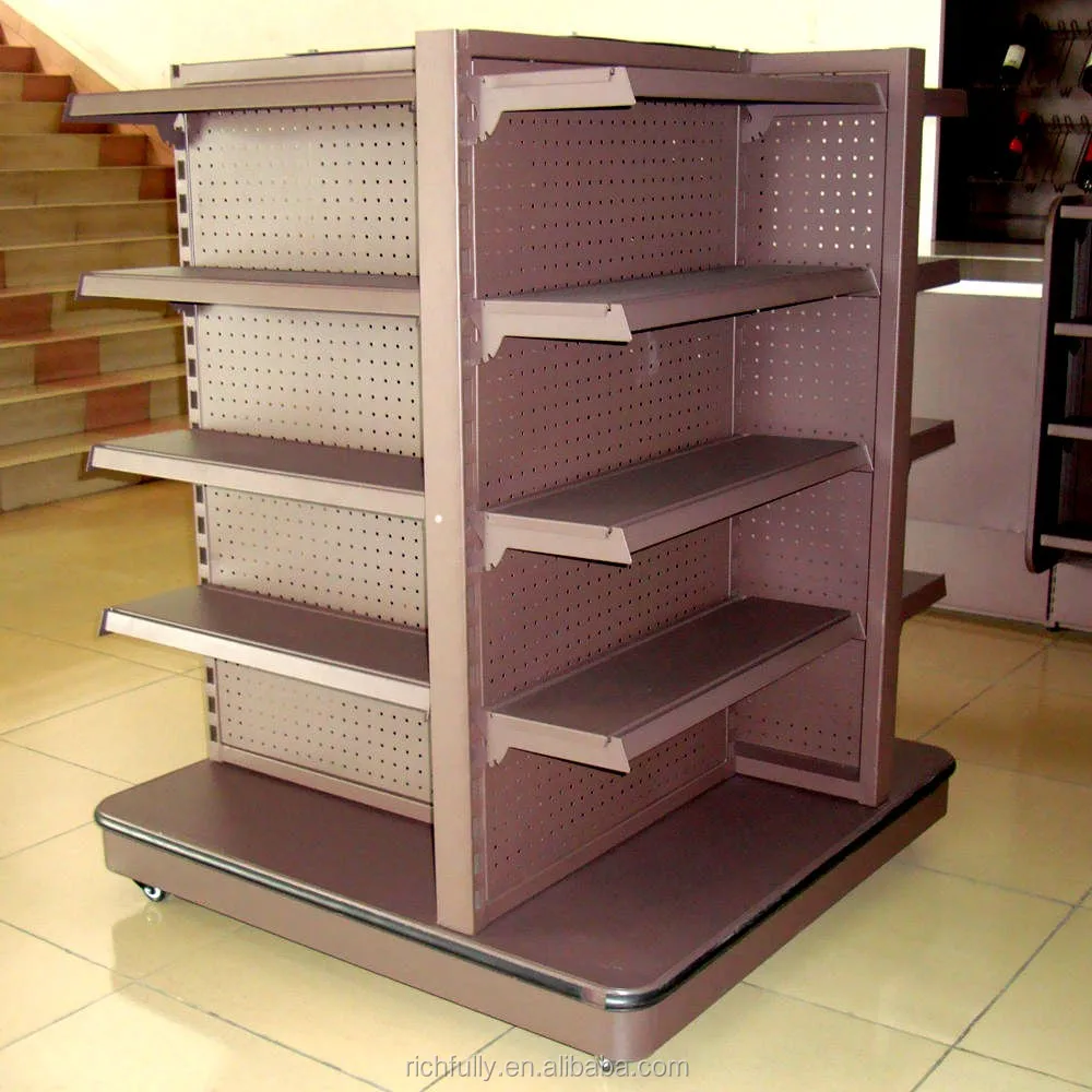 Four sides display stand for store shelf / supermarket shelf