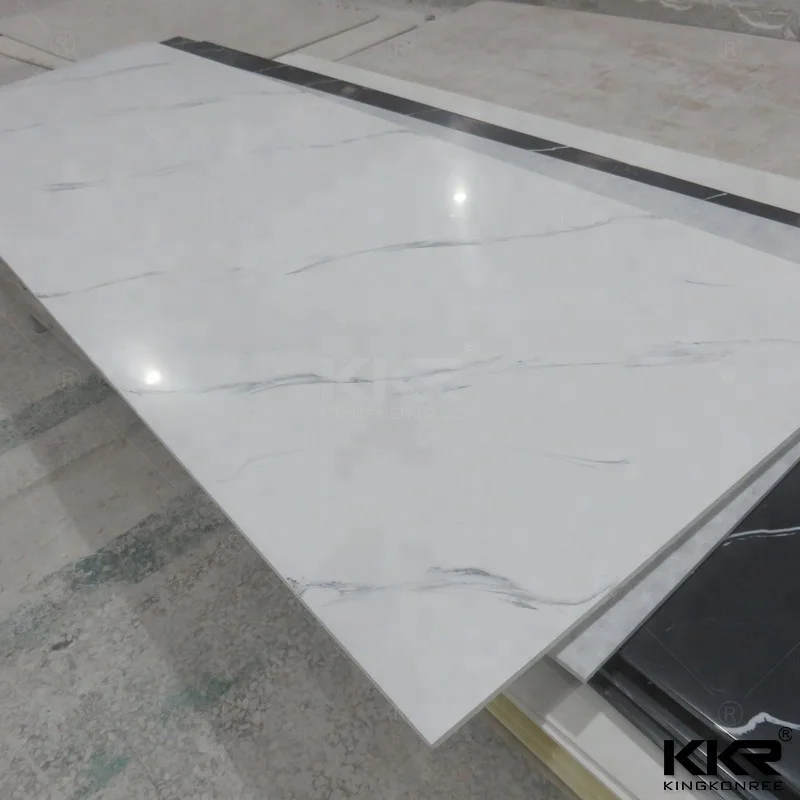 Artificial Marble Acrylic Solid Surace Stone For Bathroom Wall Panels