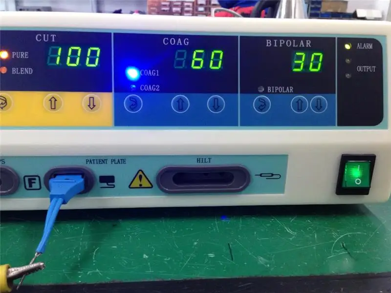 Five Working Modes Electrosurgical Generator Instruments Esu Cautery High Efficiency Surgical Machine