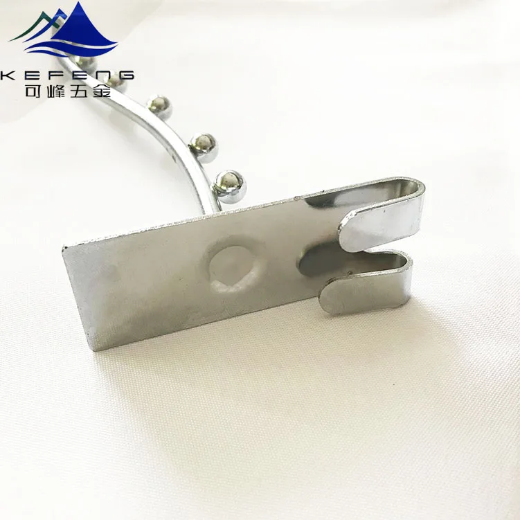 Металлическая сетка для супермаркета, сетка водопада, настенный серебристый крючок 250 мм (10 дюймов)