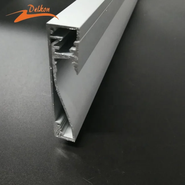 80*16mm Wall Foot Line LED Drywall Aluminum Profile Skirting Board  for Residential and Commercial Occasions