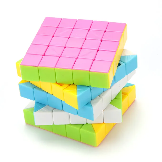 6.3cm educational anti stress puzzle game 5x5x5 cube for kids