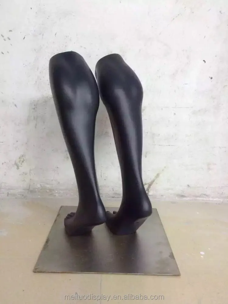 
black football male socks sports foot display form mannequin 