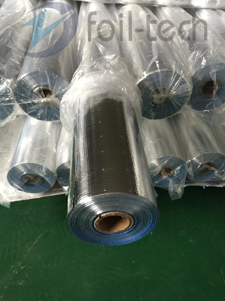 Reflecting Aluminum Radiant Barrier Attic Foil Faced Woven Fabric roof foil heat thermal insulation white solid