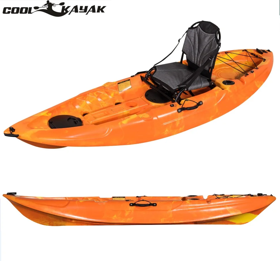 Cheap Sit on top plastic roto-molded single fishing kayak/ sit on top kayak/ used kayak