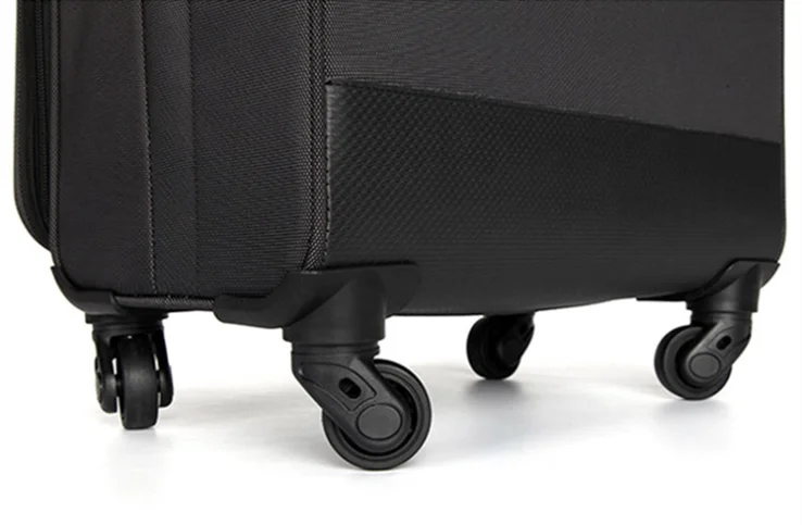 High quality luxury business pearl cloth waterproof case Polyester Nylon travel Expandable scratch-proof TSA lock cloth luggage