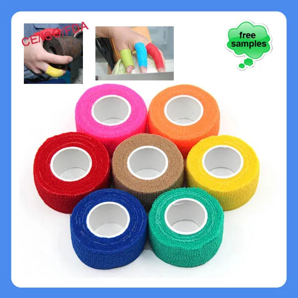 
High Quality Sports medical color self adhesive Bandage boxing tape 