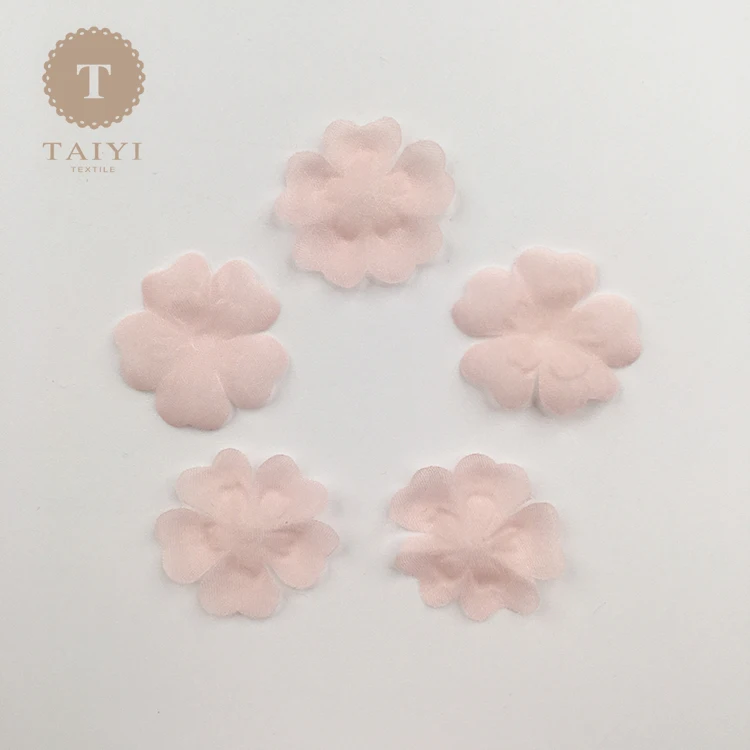 Wholesale Factory Cheap Organza Decorative Handmade Flower