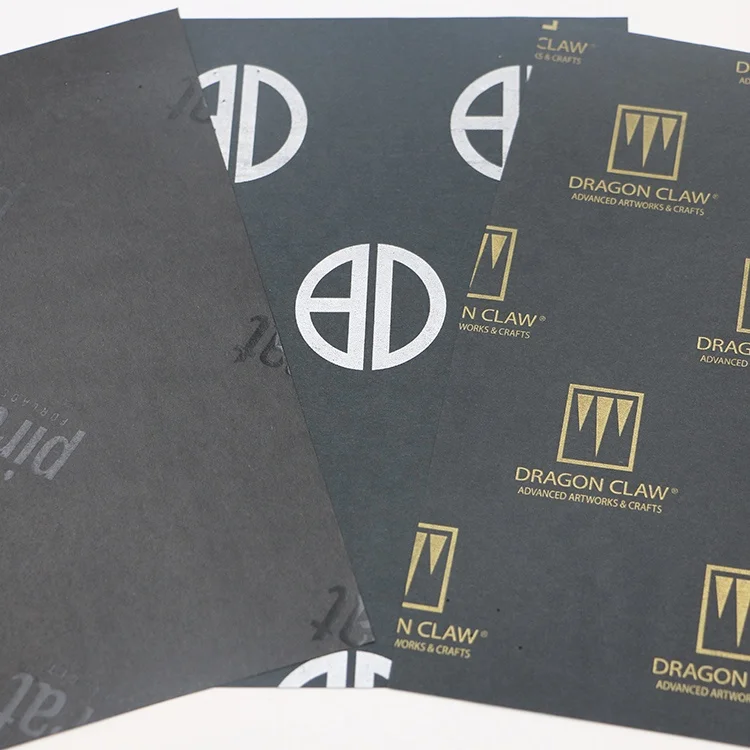 
17gsm Black Custom Printed Tissue Wrapping paper 
