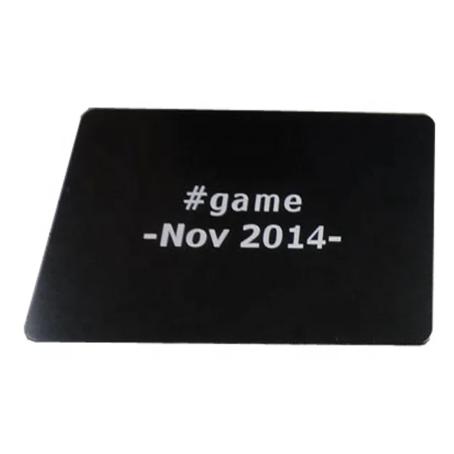 High Quality metal business card/stainless steel card/blank black card (60752473867)