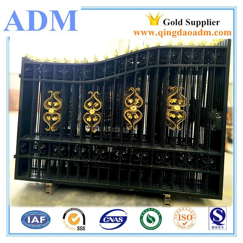 China luxury wrought iron gate for sale