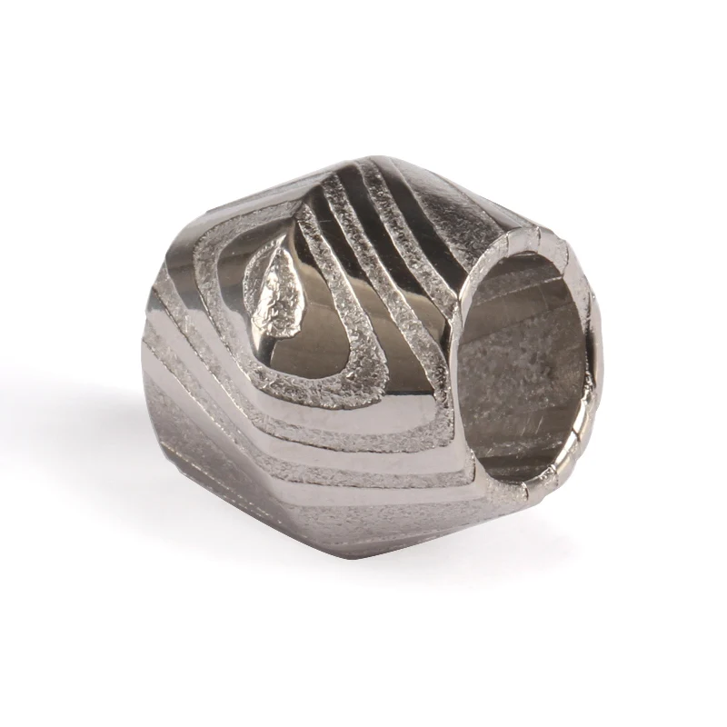 Jewelry Men Damascus Beads For bracelet or necklace Decoration Loose Bead