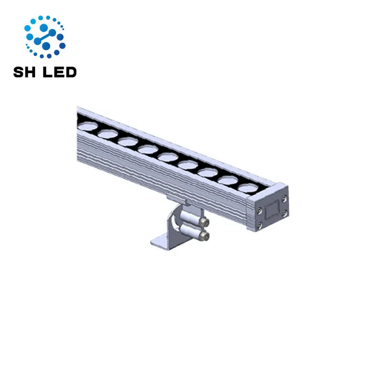 Outdoor Wall Washer Linear IP68 18w RGB Dimmable Outdoor Led Lights Wall Washer for Building Facade Lighting