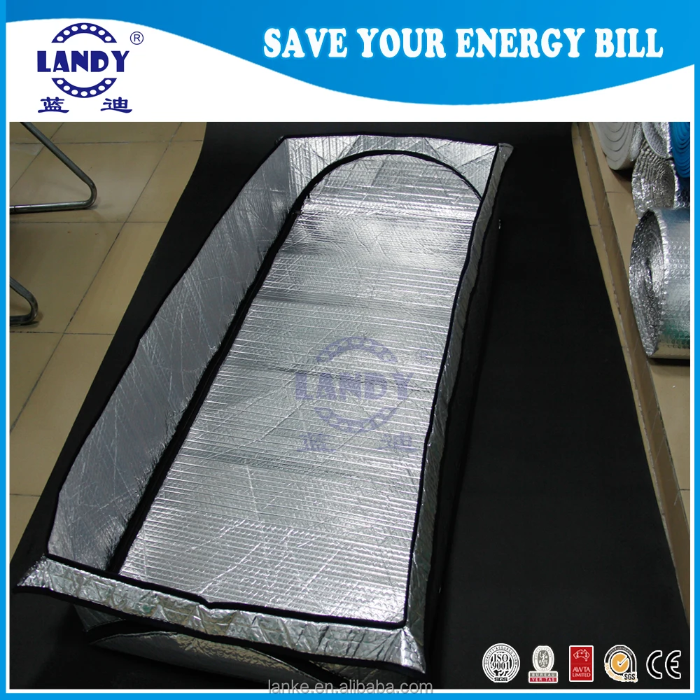 aluminum foil bubble attic stair cover insulation keep Warm saving energy