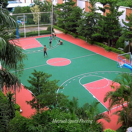 Customer Design Indoor and Outdoor portable basketball floor Court
