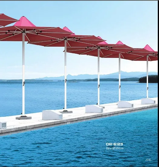 Дизайн моды открытый цветок украшения дома сад патио зонтик/сад зонтик и базы