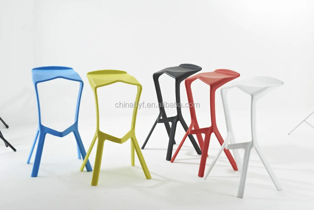 
miura stackable colorful plastic SEDEX Approved barstool PP-129A 