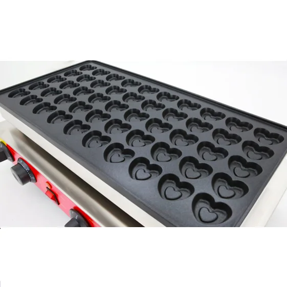 2019 Hot Sale Electric Commercial 50 Holes Waffle Maker Mini Heart Shape Muffins Machine
