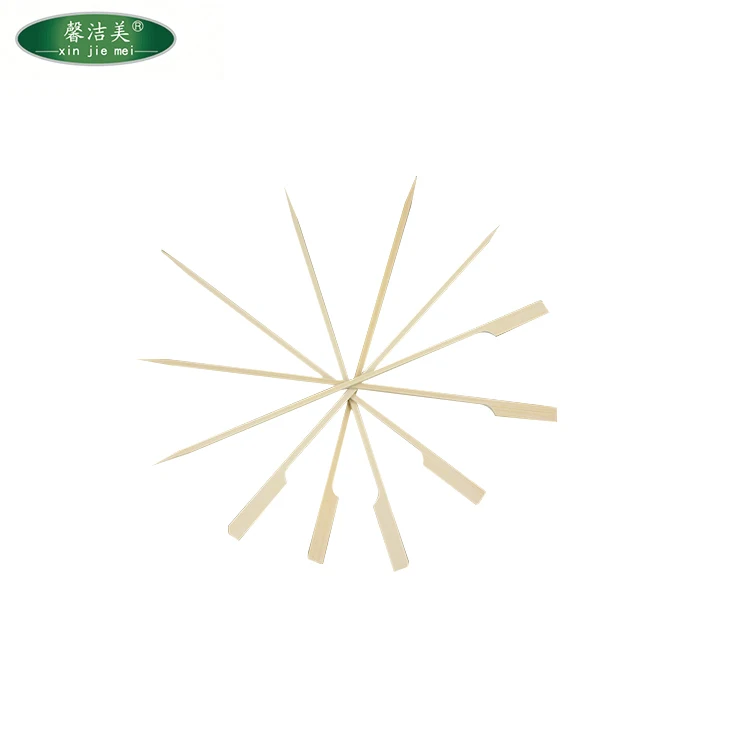 Wholesale natural disposable bamboo skewers barbecue sticks round bamboo sticks