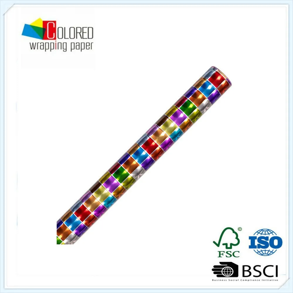 Блестящий голографическая упаковка foill ролл