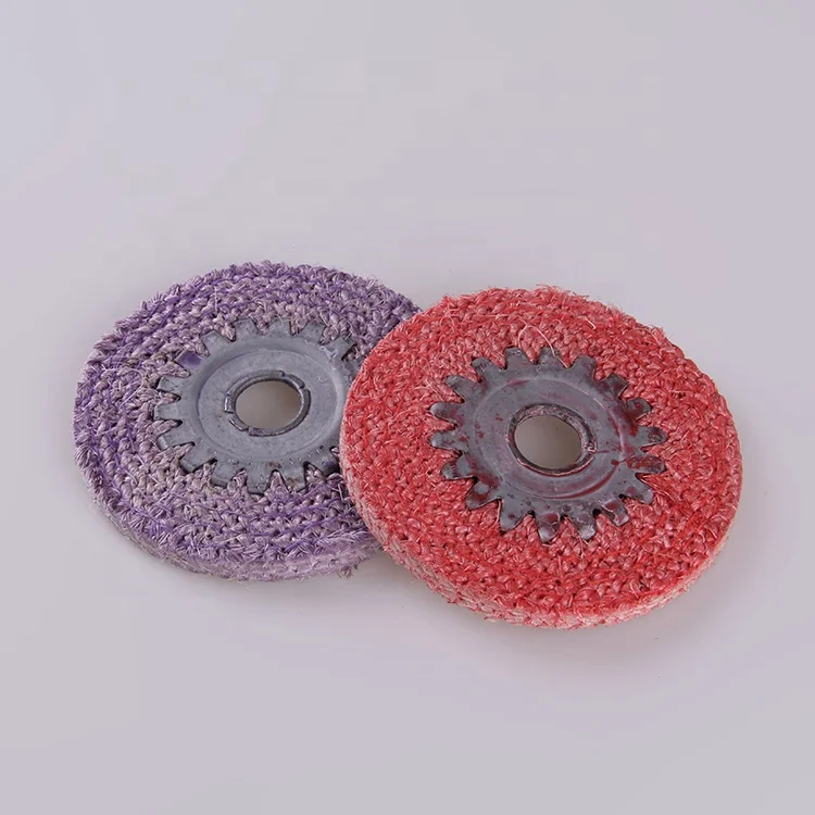 
customized size non woven oil sisal polishing wheel buffing pad 