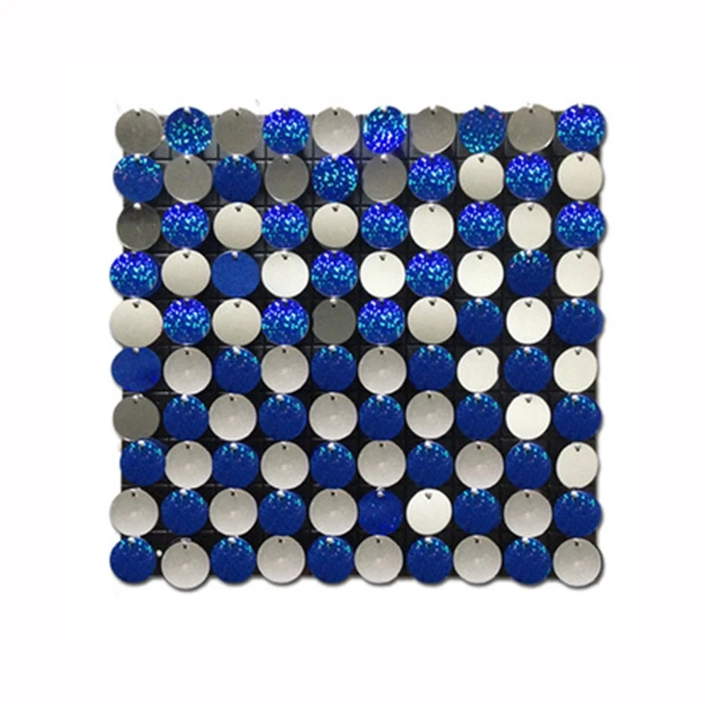 Reversible Sequin Pet Glitter Holographic Film Shimmer Sequin Wall Panel