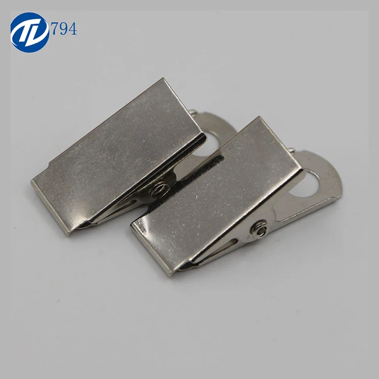 Wholesale Metal Badge ID Card Holder Clip With Cheap Price