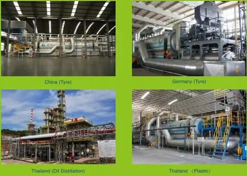 
Continuous Industrial Pyrolysis Machine for Scrap Tyre 