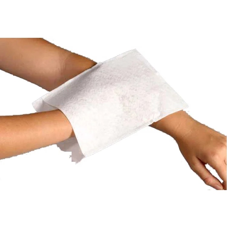 Wholesale Classic Simplicity Nonwoven White Color Polyester Body Washing Glove