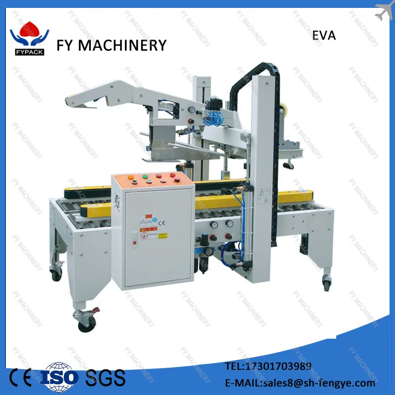 Automatic efficientive double drive carton box sealing machine for case
