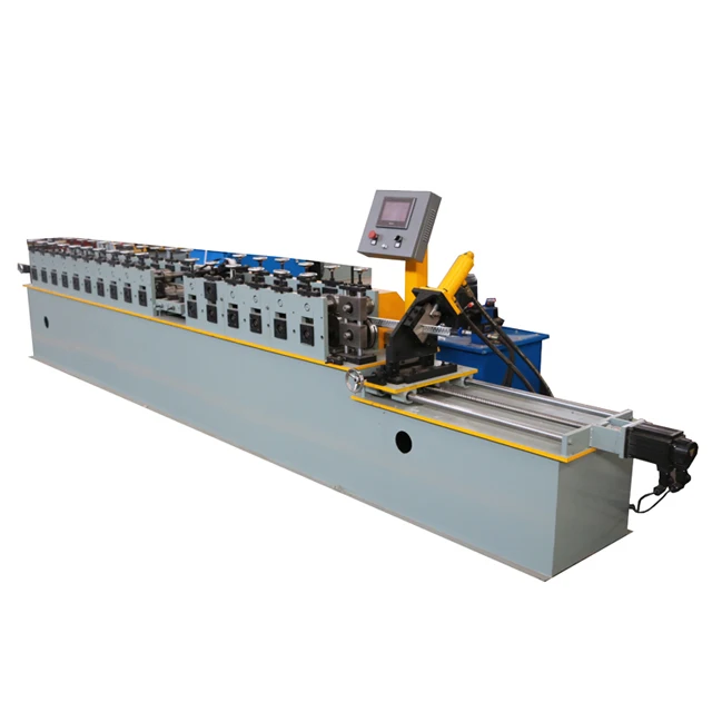 automatic main t cross tee wall angle ceiling grid making roll forming machine