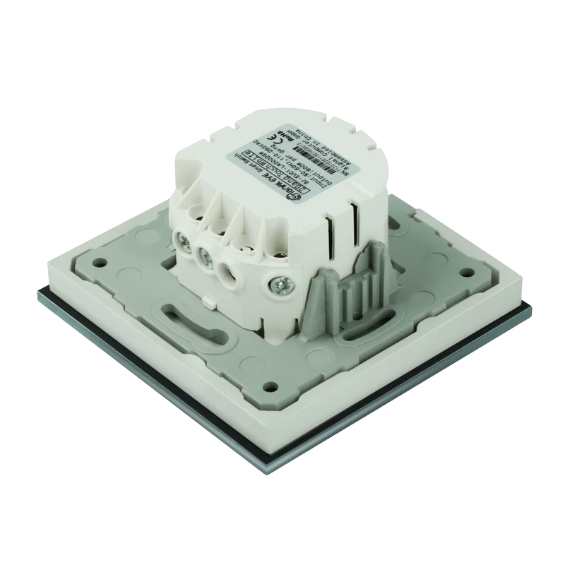 Smart Touch Light Switch with Tempered Glass panel 2 Gang Smart Switch