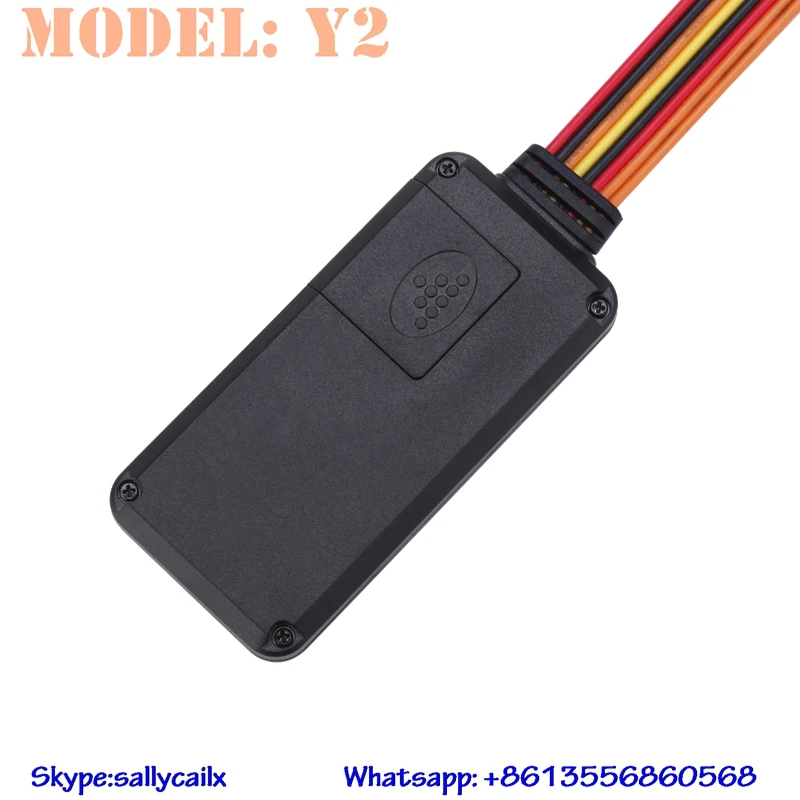 Y202 gps real time tracker tracking device with software sos microphone relay