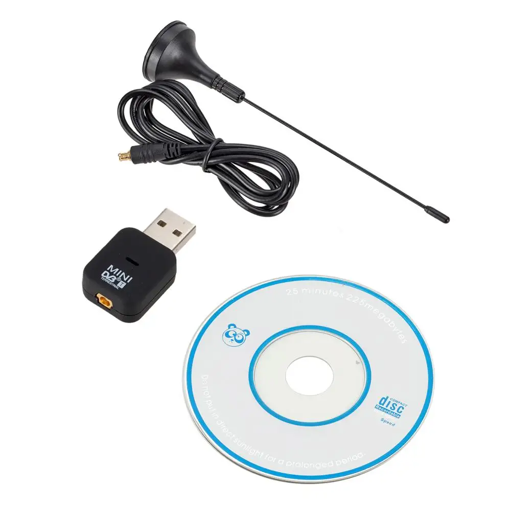  DVB-T Mini USB цифровой ТВ HDTV Stick тюнер ресивер + пульт дистанционного управления