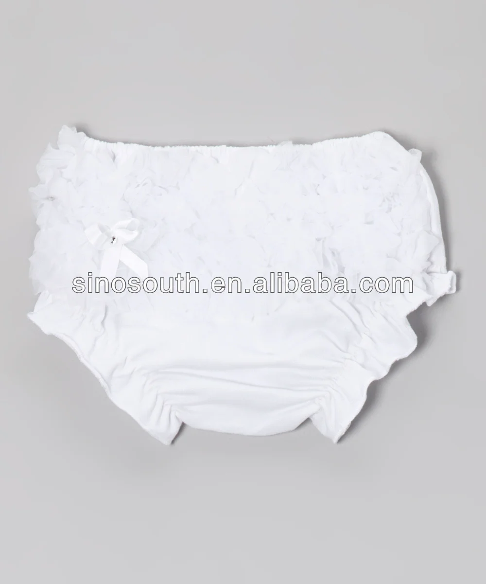 
Ruffle Panties Baby Panties Bloomers Wholesale White 