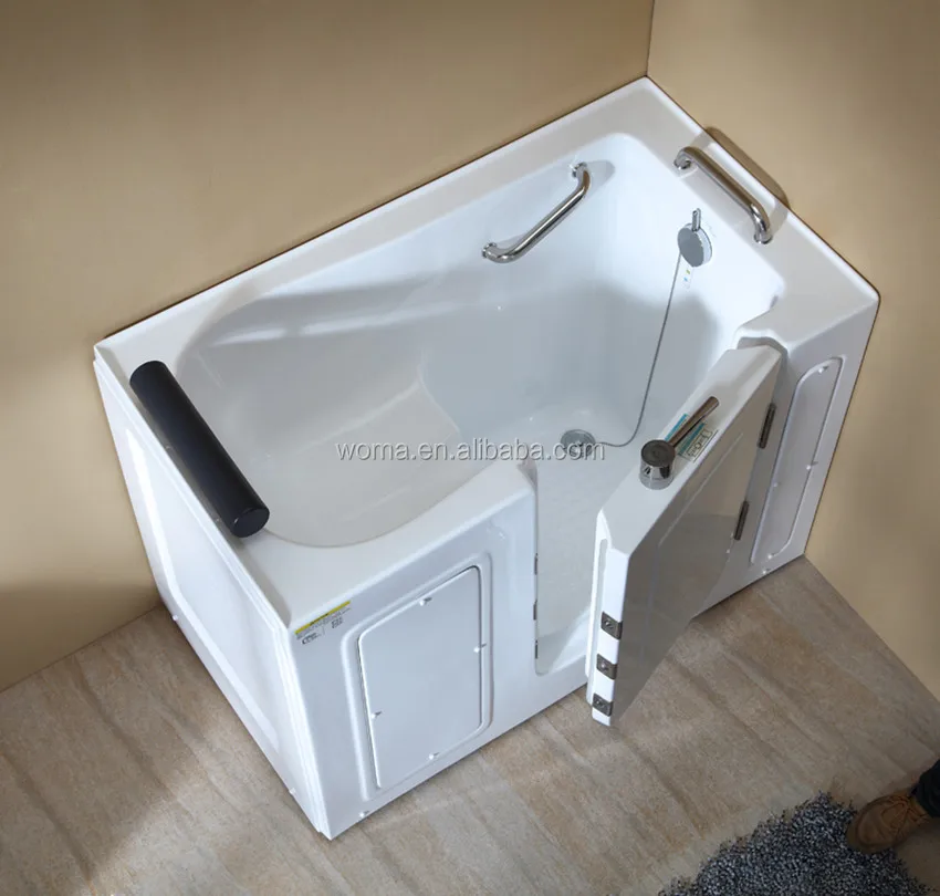 Q377 sitting bath tubs,walk in shower tub combo,bathtub for disabled