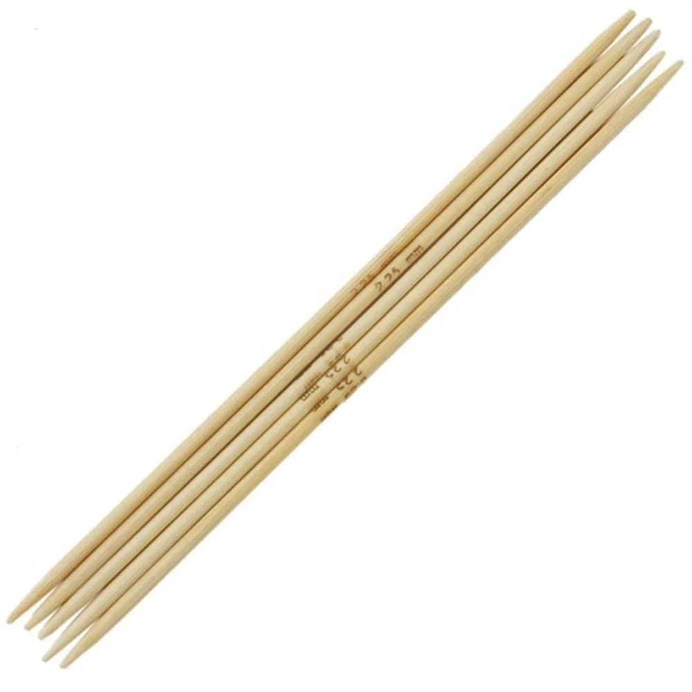 Natural Bamboo Knitting Needle, Sweater Knitting Needle Bamboo Double Pointed Knitting Needle.