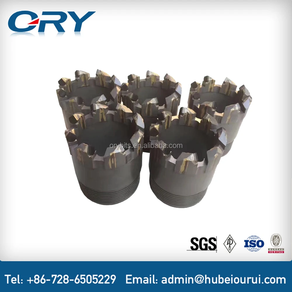 NQ HQ PQ BQ AQ PDC Coal Mining / PCD Impregnated Diamond Exploration Coring Drill Bit