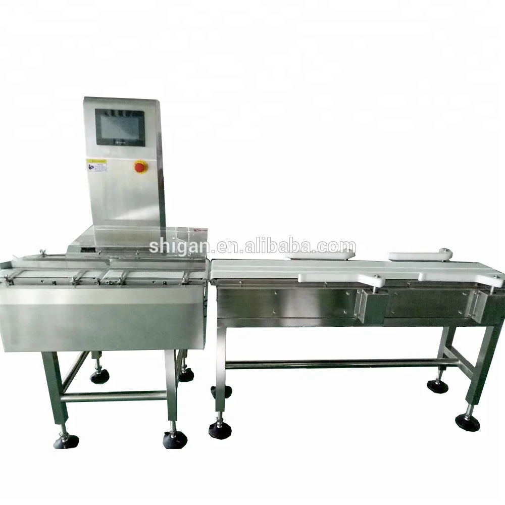 4 level 5 sorting alarm checkweigher fish sorting machine online multi-stage check weigher check weight machine