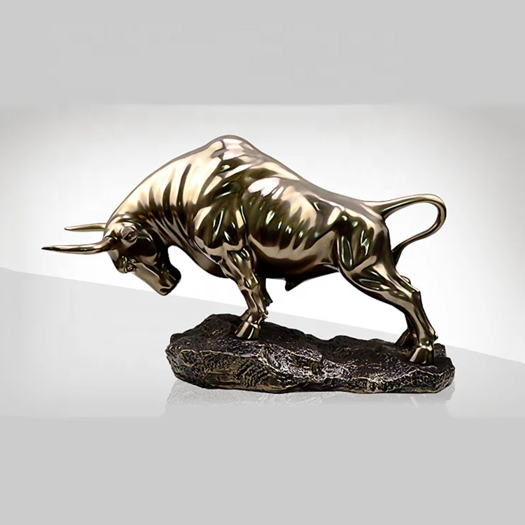 Top Collection Wall Street Bullfight Bull Statue Figure Scupture