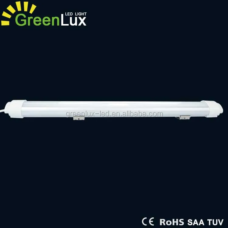 ip65 waterproof fluorescent fitting /tri-proof led light fittings for car parking, airport, metro, train
