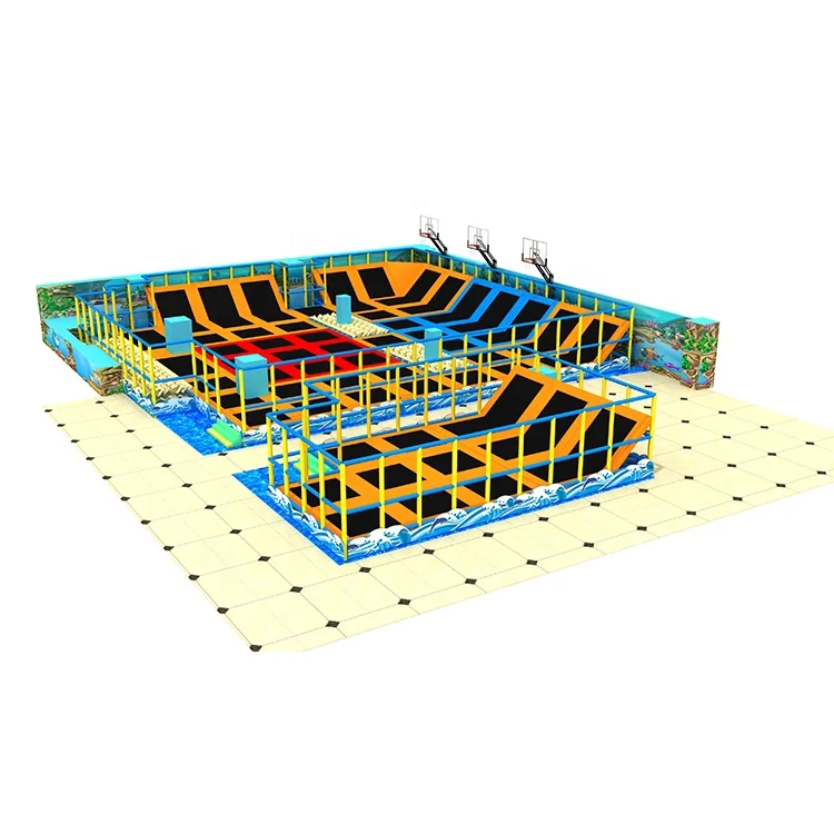 Hot Sale China Amusement Wholesale Adult Indoor Trampoline Park