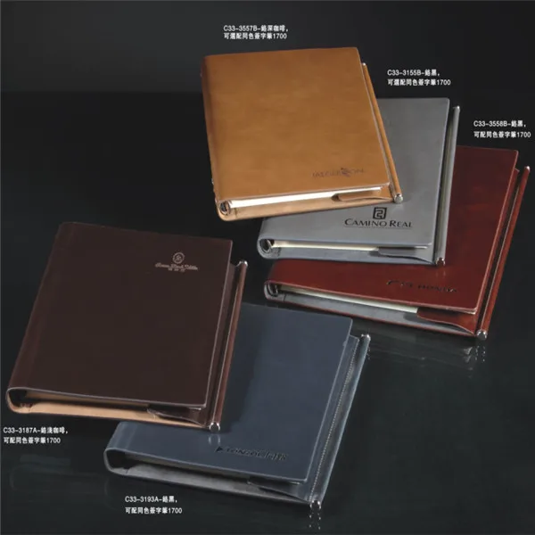 2017 elastic leather notebook stationery book for school students