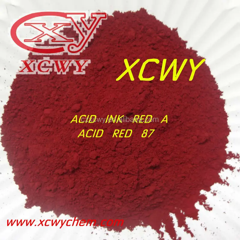 Кислота красители, Кислота чернила красный