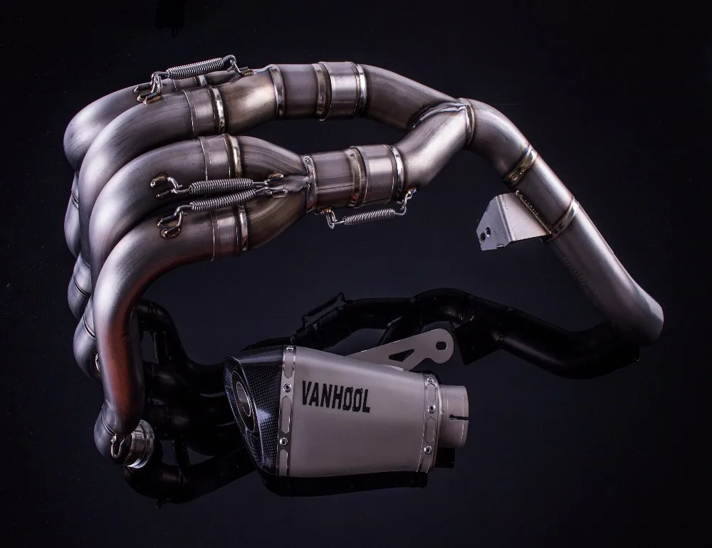 S1000RR высокопроизводительная система вторичного рынка труб, титановые выхлопные трубы