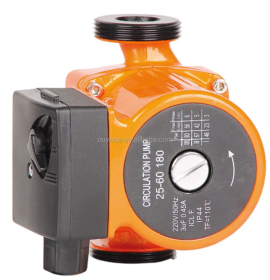 Трехскоростной циркулирующий насос для горячей воды Daxi, 1,5 дюйма, 130 мм, 6 м