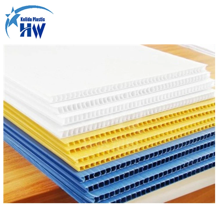 Chinese factory polythene sheet roll polypropylene pp plastic folding corrugated box fluted tray