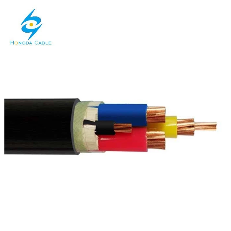0,6/1KV 3 ядра 4 ядра стальной проволоки стальной ленты бронированный Алюминиевый медный кабель питания цена