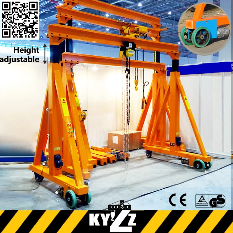 Mini Hoist Lifting Winch Gantry Crane, Portable Gantry Crane China Designed 3 Ton 5 Ton Price For Sale